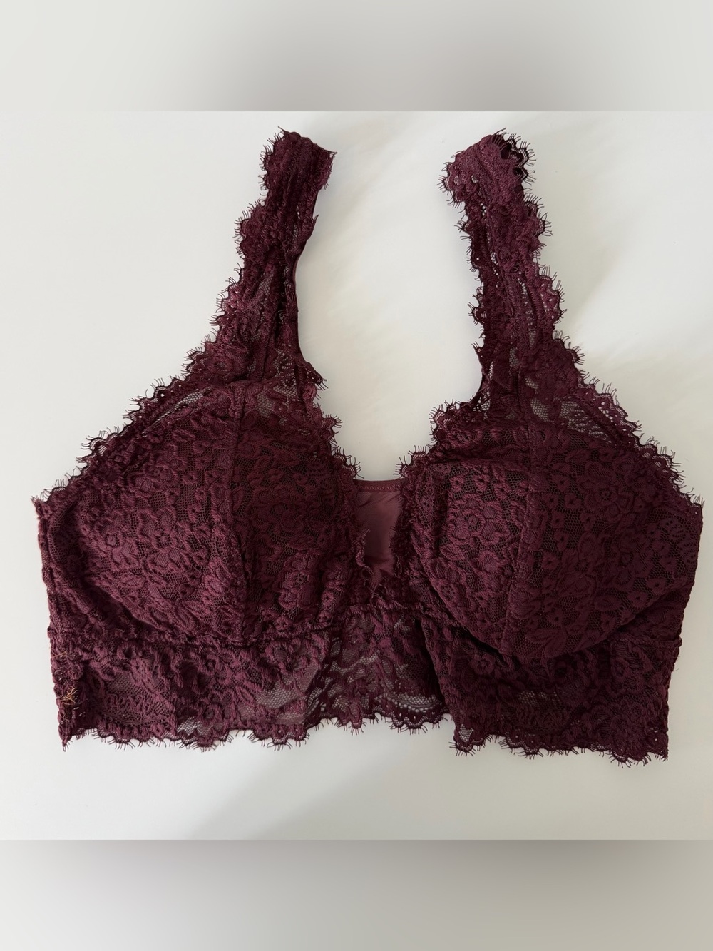 Aerie Burgundy Lace Bralette